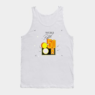 world radio 50 podcast Tank Top